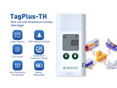 LCD temperature logger