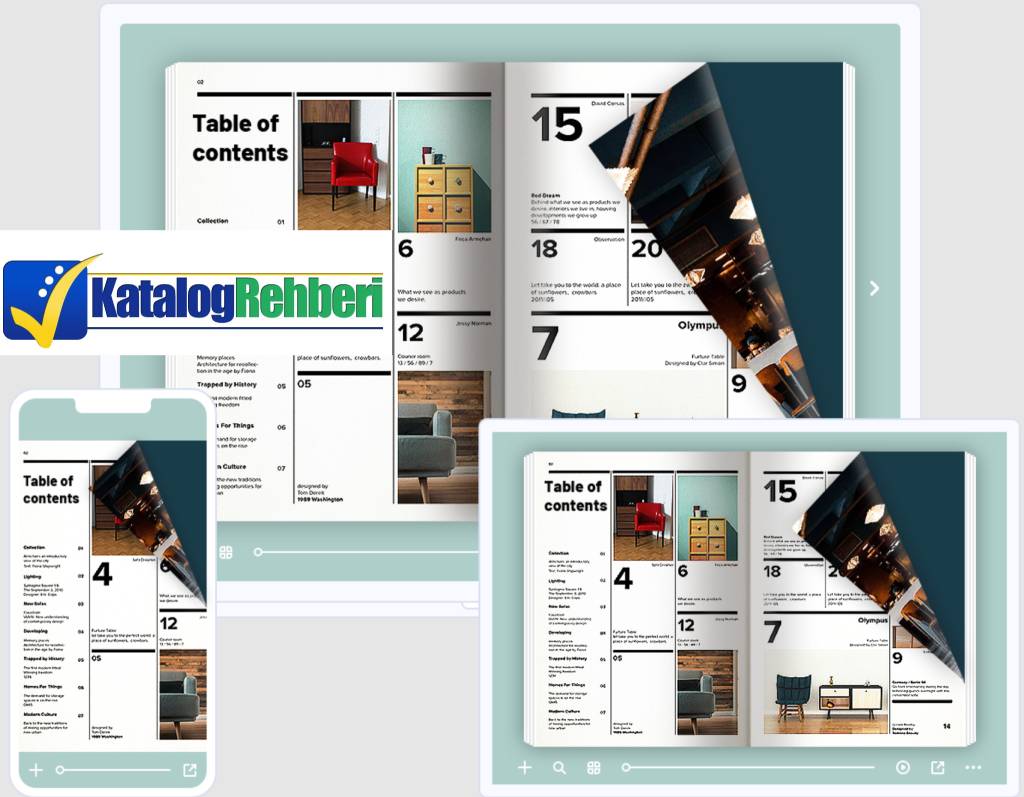 Online Dijital Flipbook Katalog Rehberi